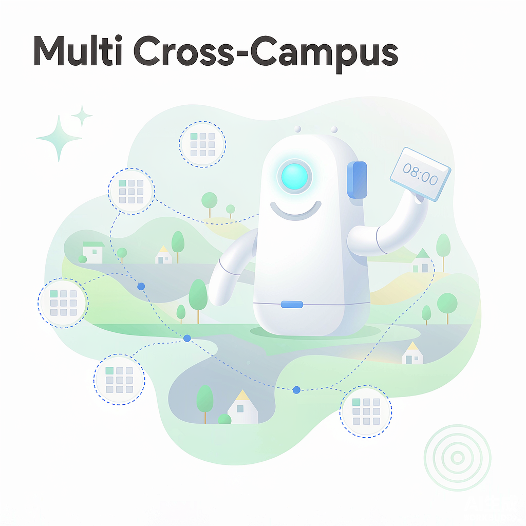 多校区统一排课: 集团校一套系统搞定